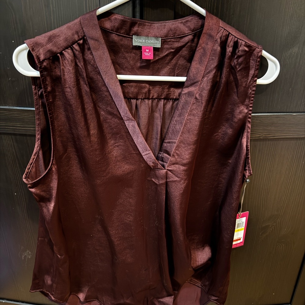 Vince Camuto Women's Sleeveless Top - Deep Purple